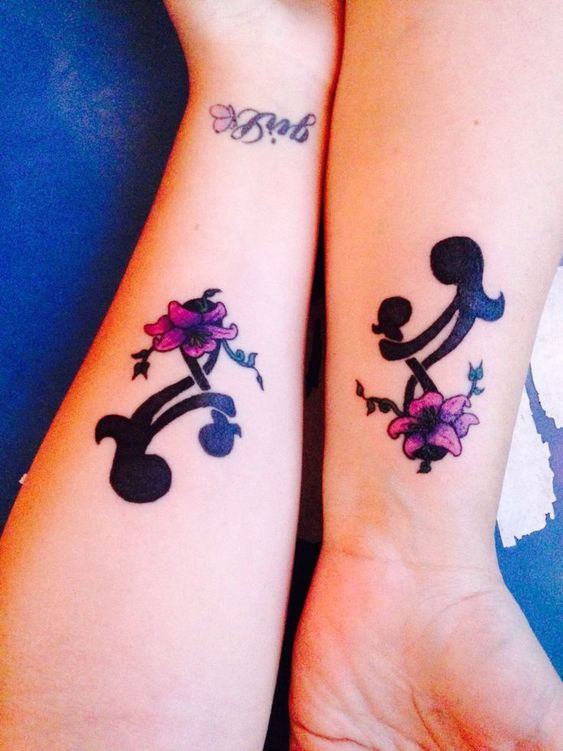 50 Inspirational Mother Daughter Infinity Tattoos To Express Deep Love