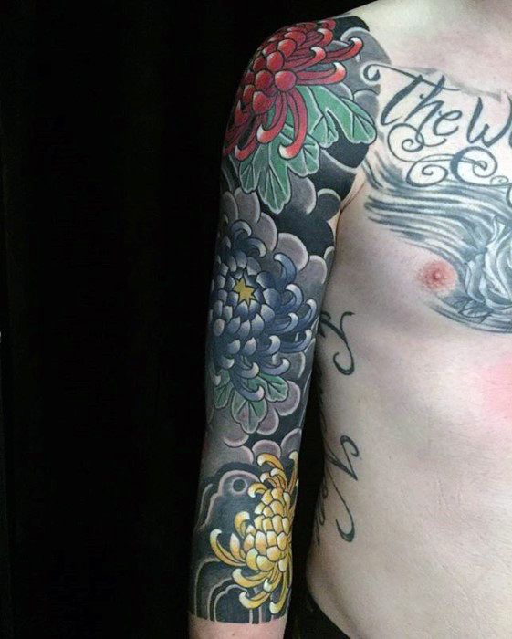 50 Japanese Cloud Tattoo Designs For Men Floating Ink Ideas