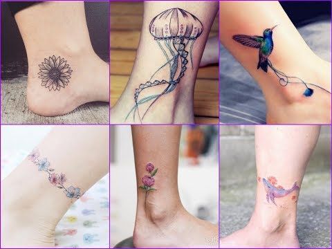 50 Lovely Ankle Tattoo Design Ideas For Womens Youtube