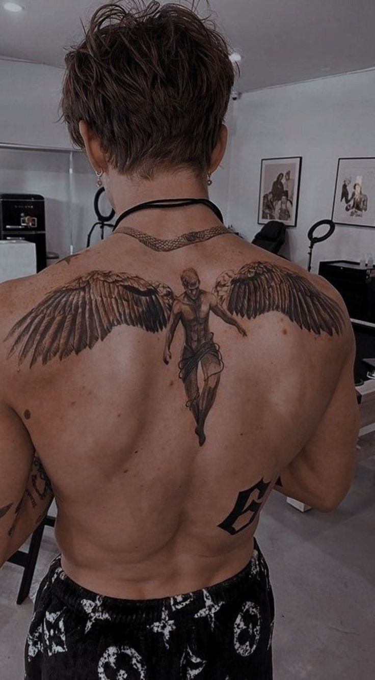 50 Masculine Mens Spine Tattoos Bold And Powerful Designs In 2023