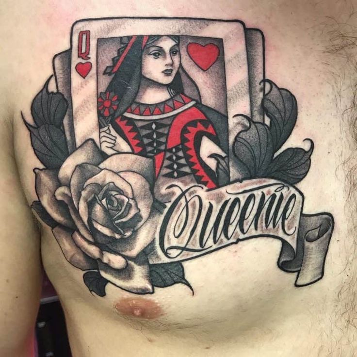 50 Queen Of Hearts Tattoo Ideas