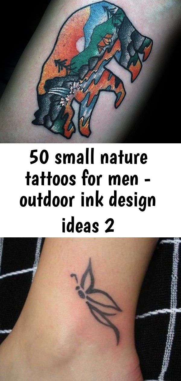 50 Small Nature Tattoos For Men Outdoor Ink Design Ideas