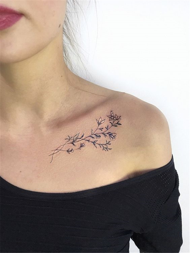 50 Stunning Collar Bone Tattoo Ideas To Make Your Summer Sexier Page