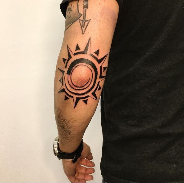 50 Traditional Elbow Tattoos For Men 2021 Tribal Designs Elbow