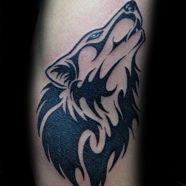 50 Tribal Wolf Tattoo Designs For Men Canine Ink Ideas