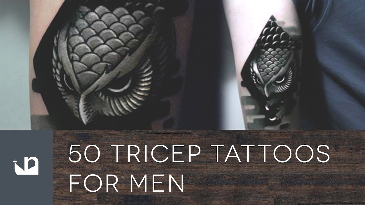 50 Tricep Tattoos For Men Youtube