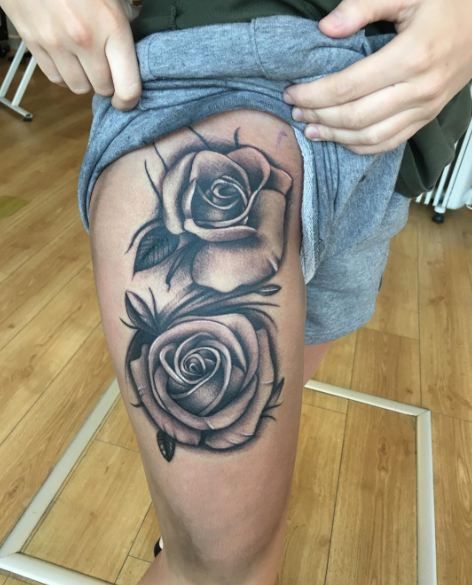 50 Unique Thigh Tattoos For Women 2024 Upper Front Side