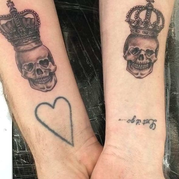 51 King And Queen Tattoos For Couples Page 4 Of 5 Stayglam