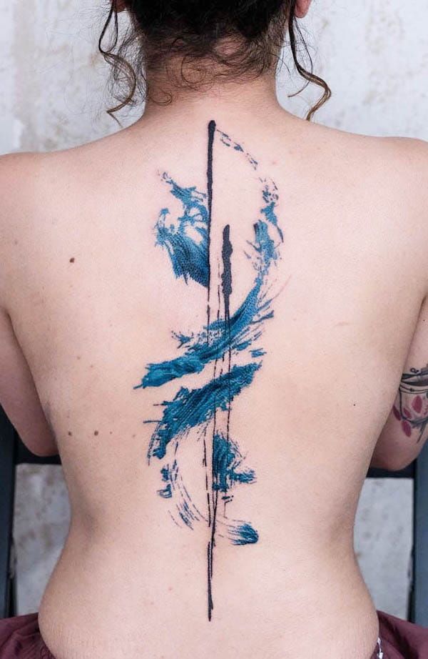 54 Gorgeous Spine Tattoos For Women Artofit