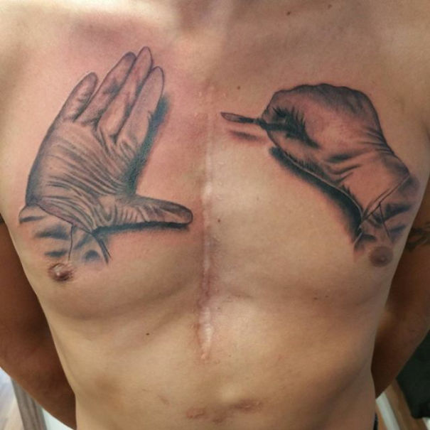 55 Incredible Scar Tattoo Cover Ups Inspirationfeed