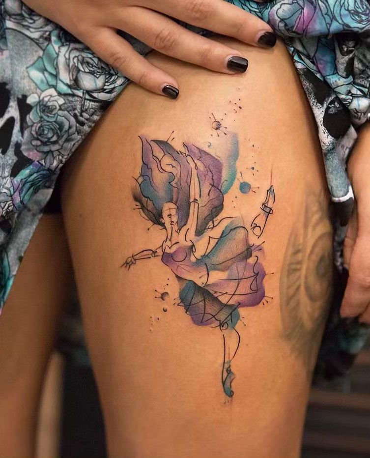 55 Most Beautiful Thigh Tattoos You Will Love Xuzinuo Page 40