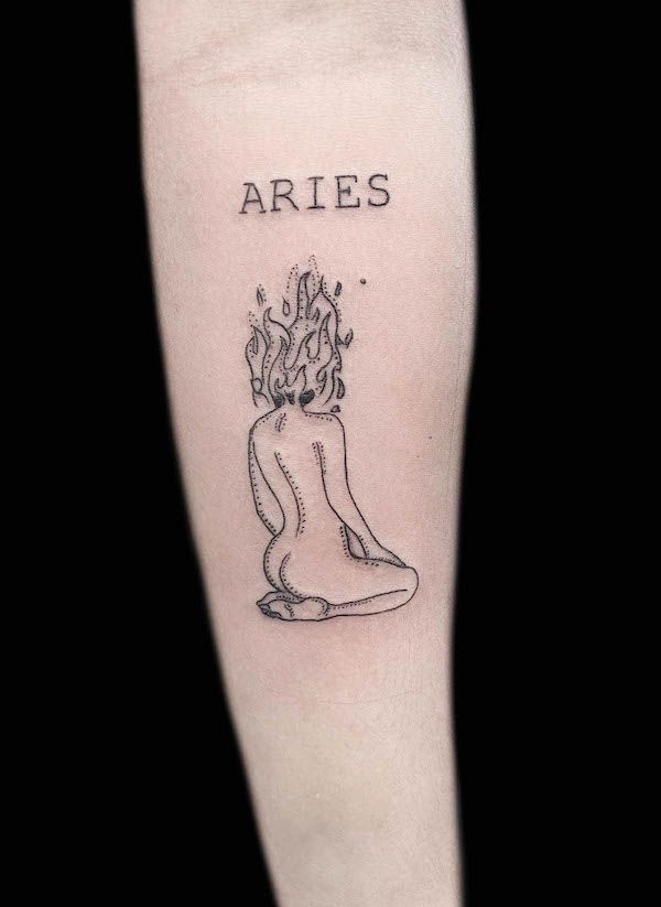 56 Unique Aries Tattoos With Meaning Our Mindful Life In 2022 Aries