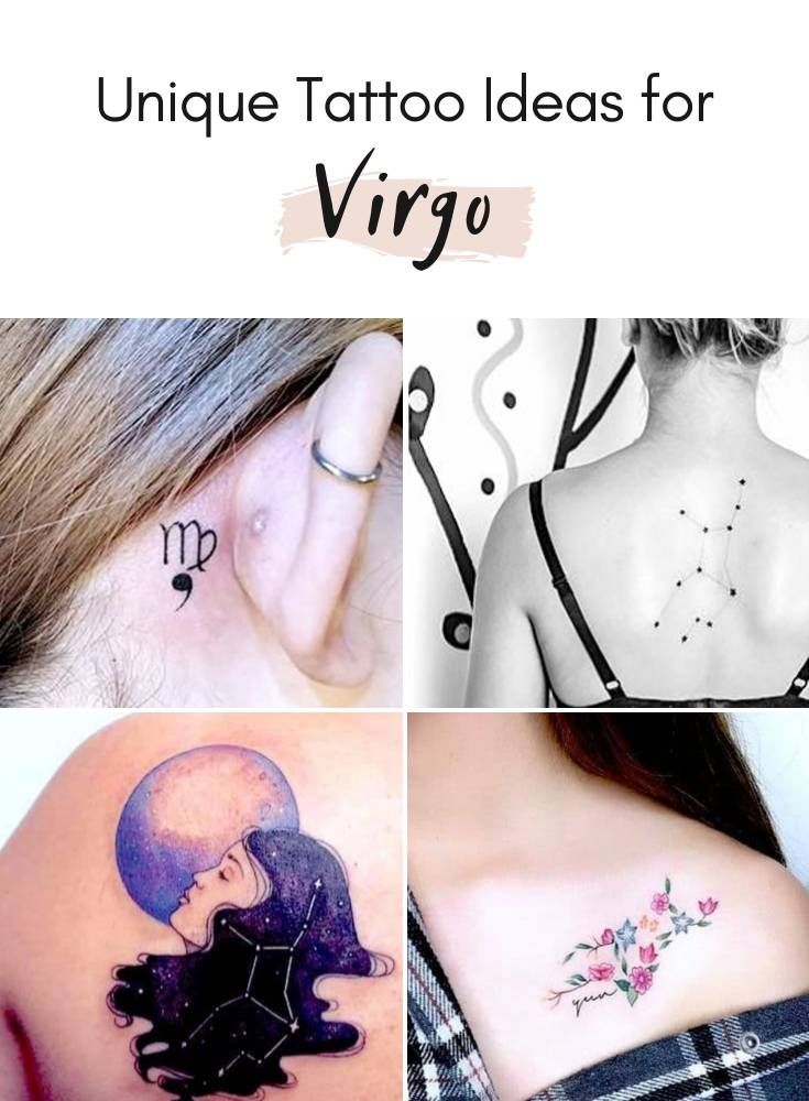 57 Gorgeous Virgo Tattoos That Anyone Into Astrology Will Love Virgo