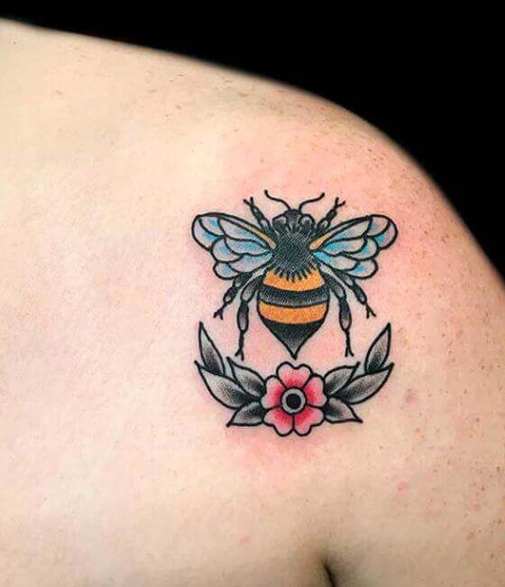 60 Cute Honey Bee Tattoo Designs In 2024 For Women And Men