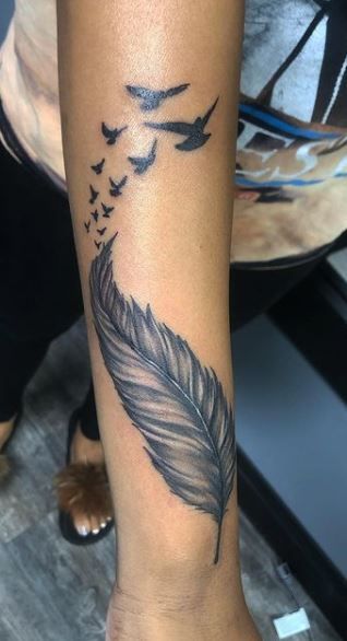 60 Feather Tattoos Meaning Ideas Designs Tattoo Me Now