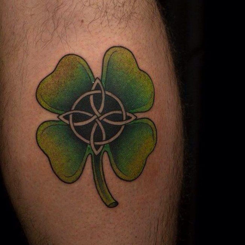 60 Four Leaf Clover Tattoo Designs For Men Four Leaf Clover Tattoo