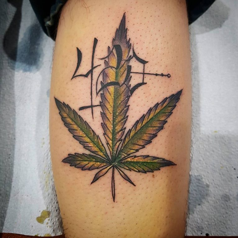 60 Hot Weed Tattoo Designs Legalized Ideas In 2019