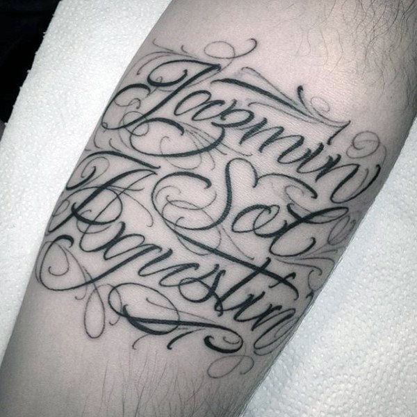 60 Namen Tattoos F R M Nner Schriftzug Design Ideen Mann Stil Tattoo