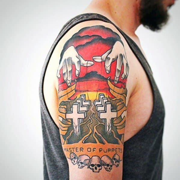 60 Rocking Metallica Tattoos Designs For Men