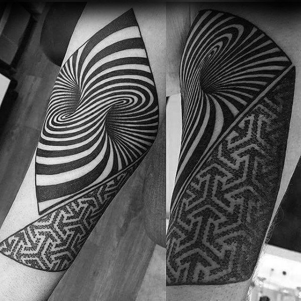 60 Trippy Tattoos For Men Psychedelic Design Ideas