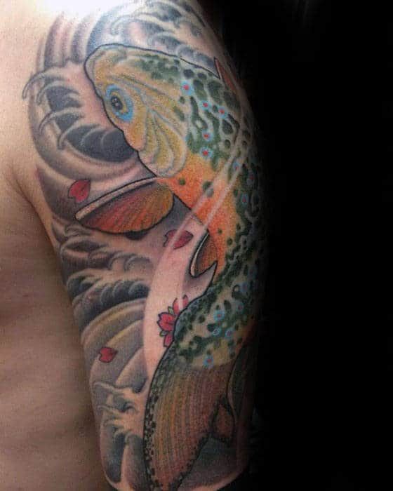 60 Trout Tattoo Designs For Men 2024 Inspiration Guide Trout Tattoo Salmon Tattoo Tattoo