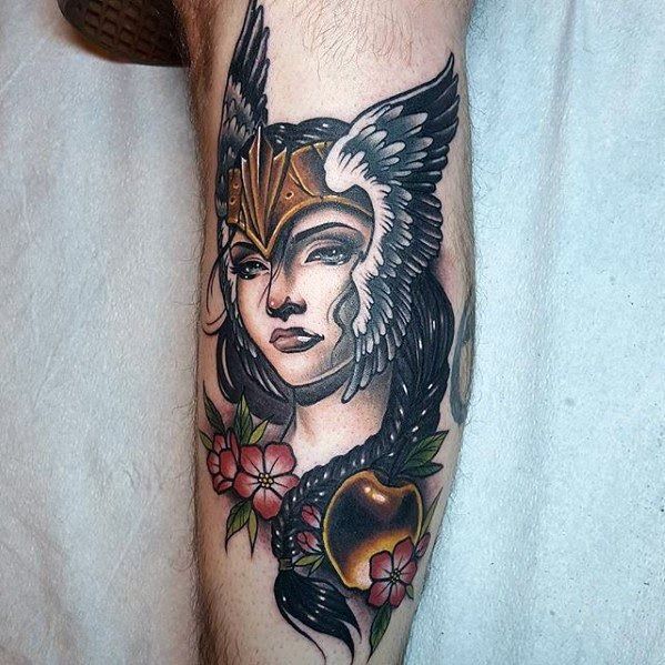 60 Valkyrie Tattoo Designs For Men Norse Mythology Ink Ideas