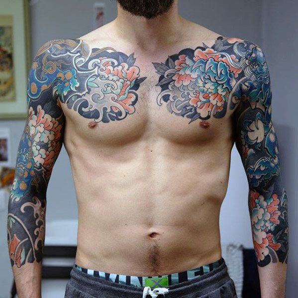 60 Vintage Japanese Half Sleeve Tattoos For Men