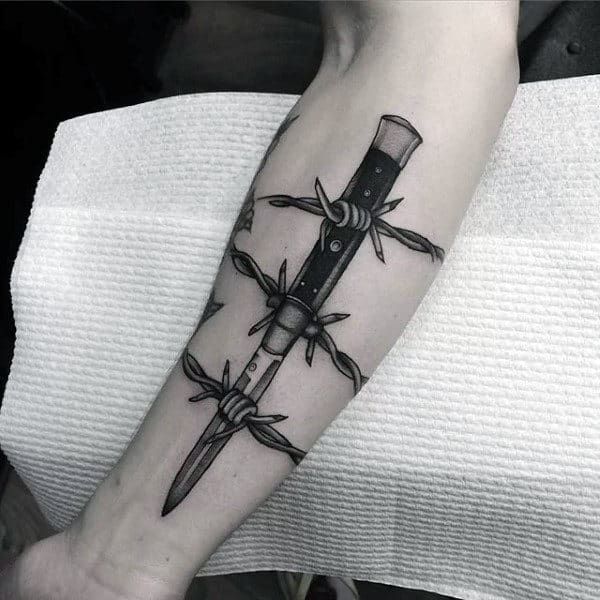 61 Awesome Barbed Wire Tattoo Designs For Men 2024 Guide Barbed Wire Tattoos Tattoos For