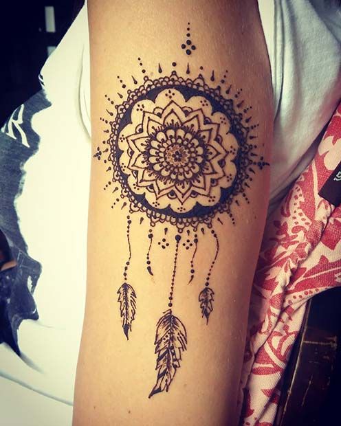 63 Amazing Dream Catcher Tattoo Ideas Simple