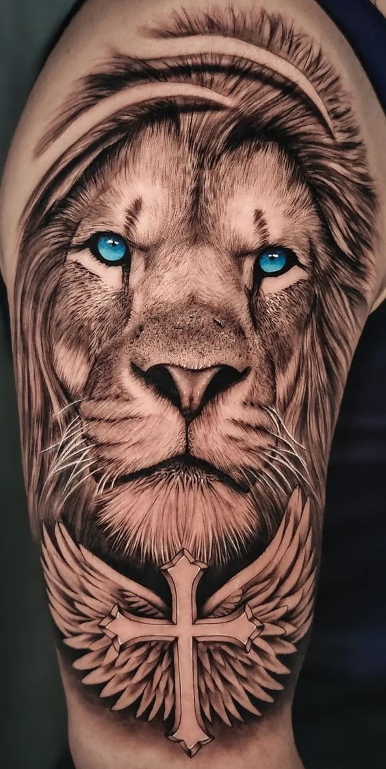 63 Unique Lion Tattoos For Men Mens Lion Tattoo Lion Tattoo Lion