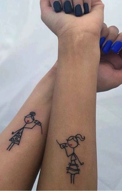 65 Matching Sister Tattoo Designs To Get Your Feelings Inked