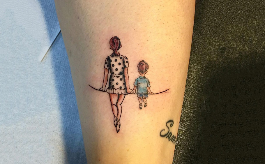 68 Heavenly Ideas For Mother And Son Tattoo With Their Symbolism