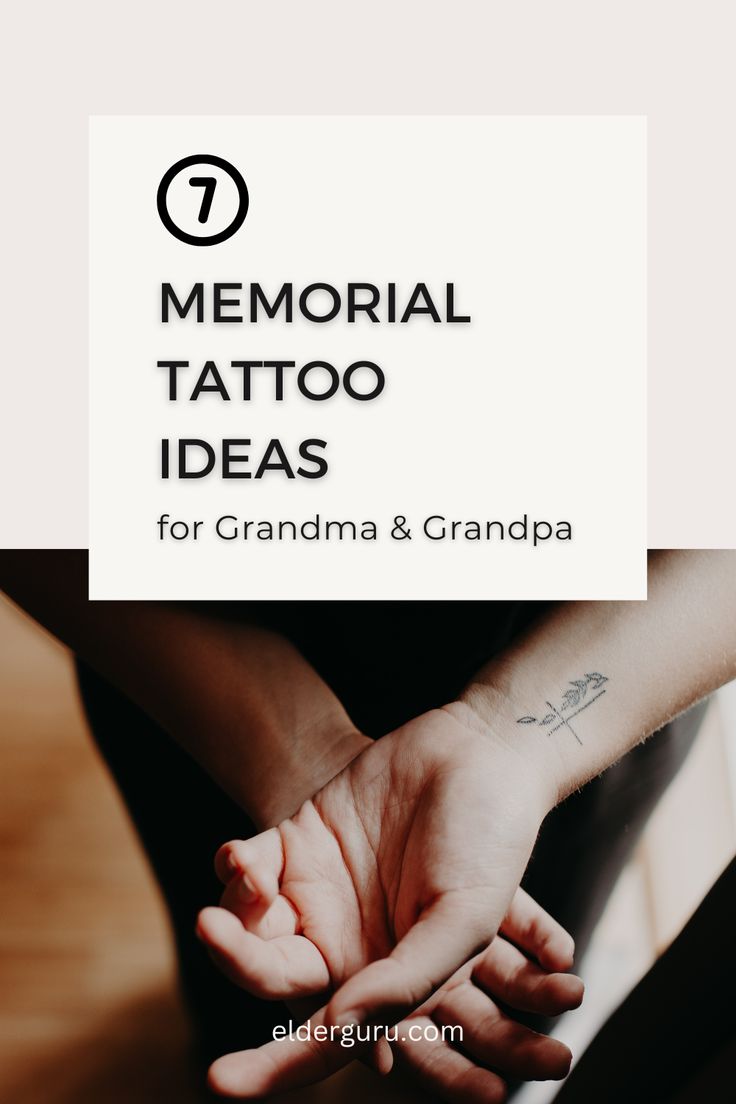 7 Memorial Tattoo Ideas For Grandma And Grandpa