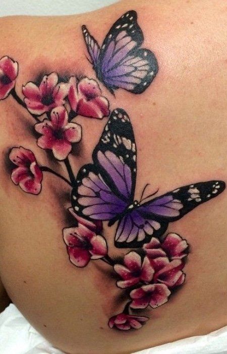 70 Beautiful Cherry Blossom Tattoo Designs Meaning