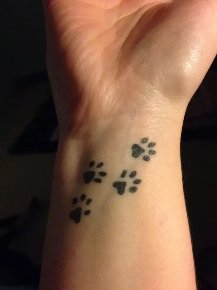 70 Best Paw Print Tattoo Ideas For Dog Lovers Pawprint Tattoo Print