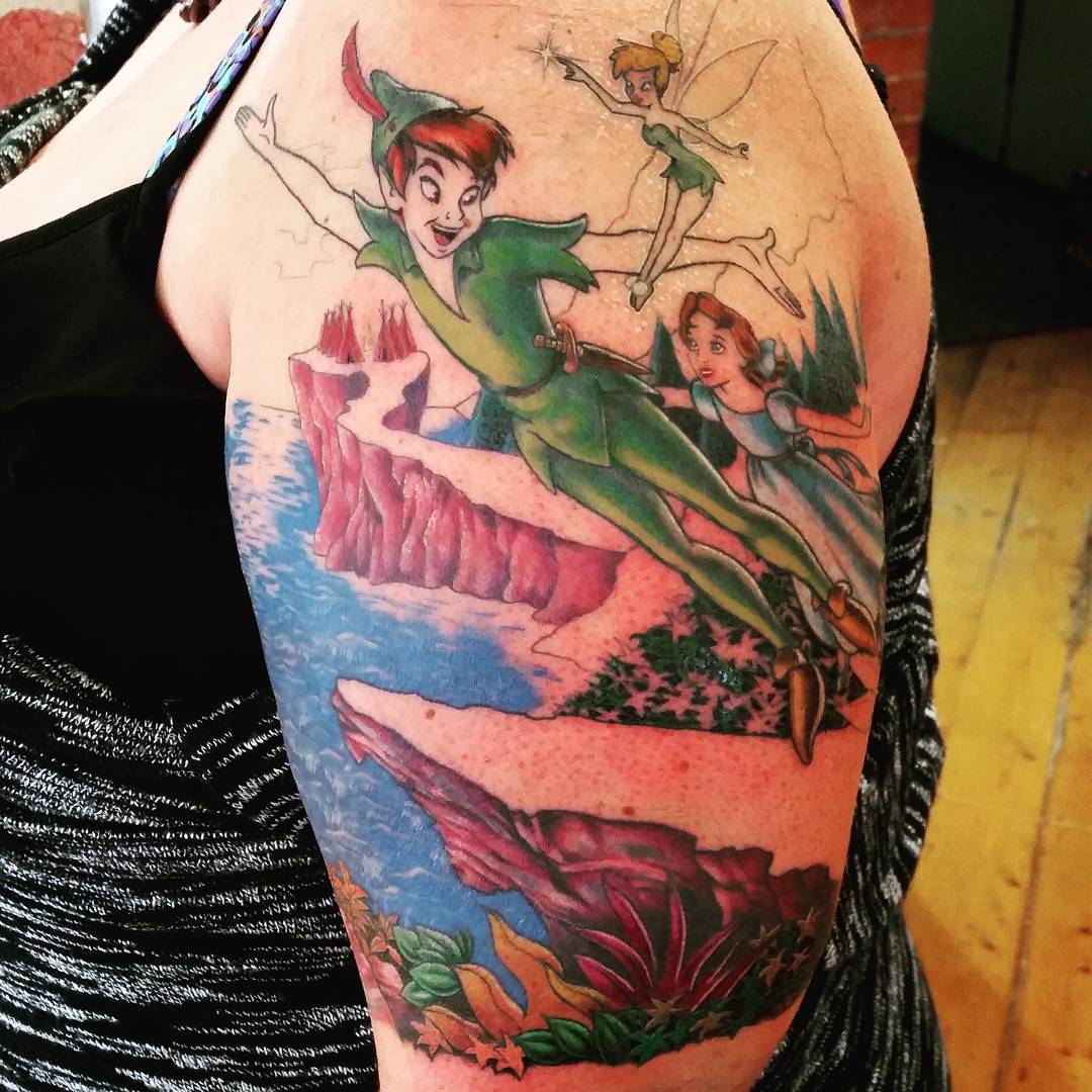 70 Best Peter Pan Tattoos Never Grow Up 2019