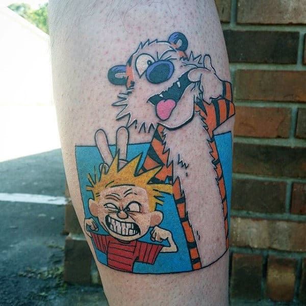 70 Calvin And Hobbes Tattoo Designs For Men 2023 Guide