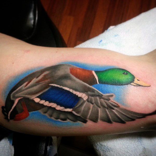 70 Duck Tattoos For Men Masculine Waterfowl Ink Designs Duck