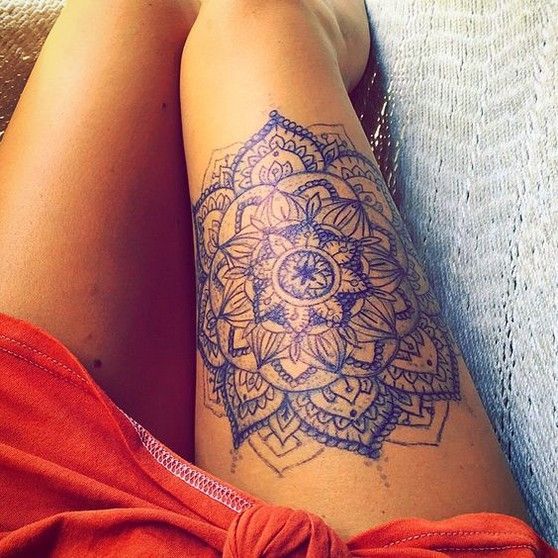 70 Most Eye Catching Meaningful Thigh Leg Tattoos Design For Women