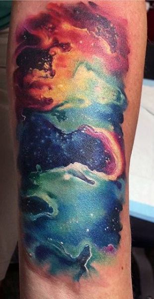 70 Outer Space Tattoos For Men Galaxy And Constellations