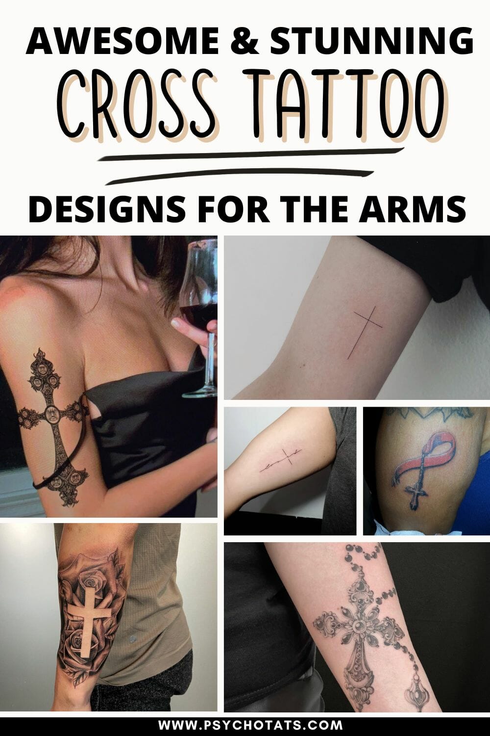 71 Stunning Great Cross Tattoos For Arms Psycho Tats