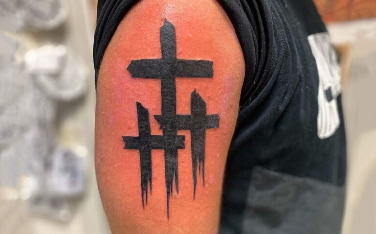 73 Amazing 3 Cross Tattoo Ideas To Reach Divinity