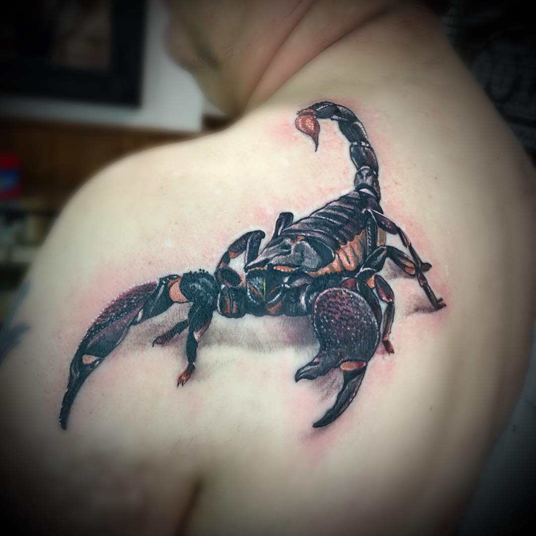 75 Best Scorpion Tattoo Designs Meanings Self Protection 2019