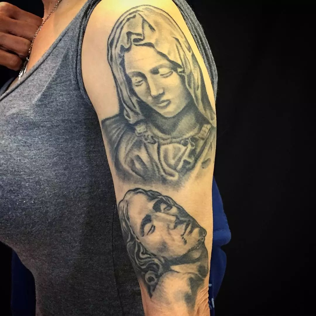 75 Best Spiritual Virgin Mary Tattoo Designs Meanings 2019