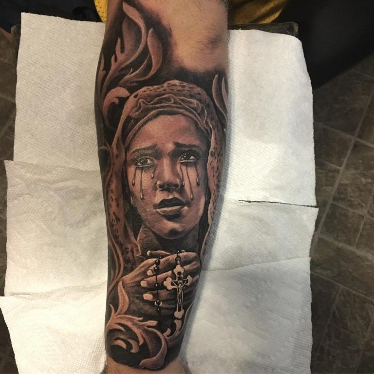 75 Inspiring Virgin Mary Tattoos Ideas Meaning Tattoo Me Now