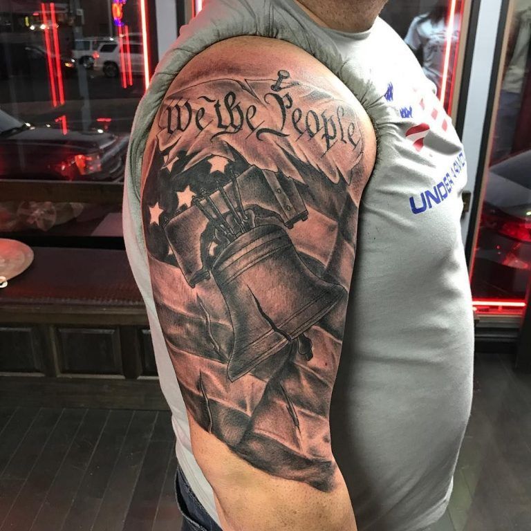 75 Patriotic We The People Tattoos And Ideas Tattoo Me Now Military Sleeve Tattoo American