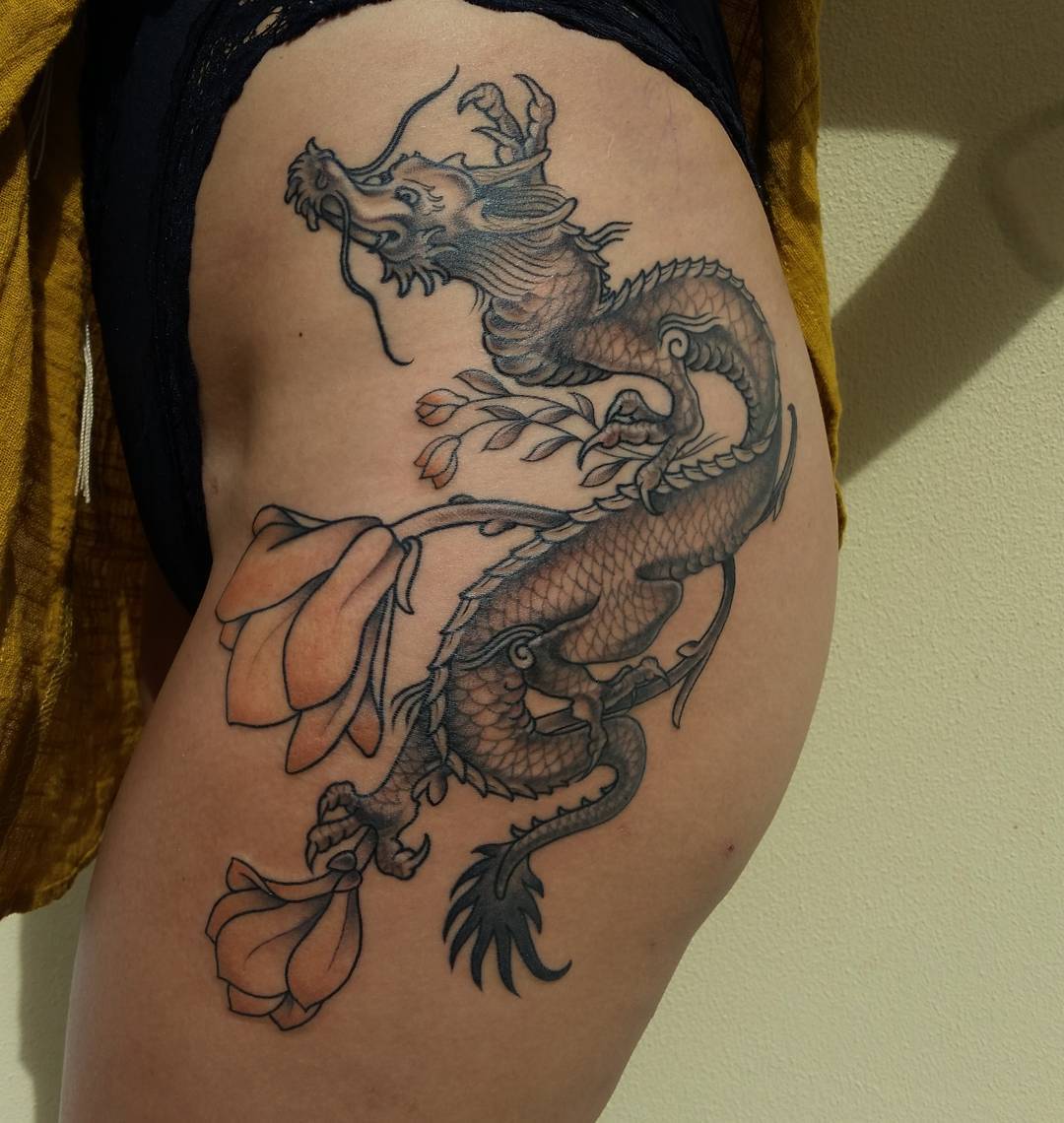 75 Unique Dragon Tattoo Designs Meanings Cool Mythology 2019