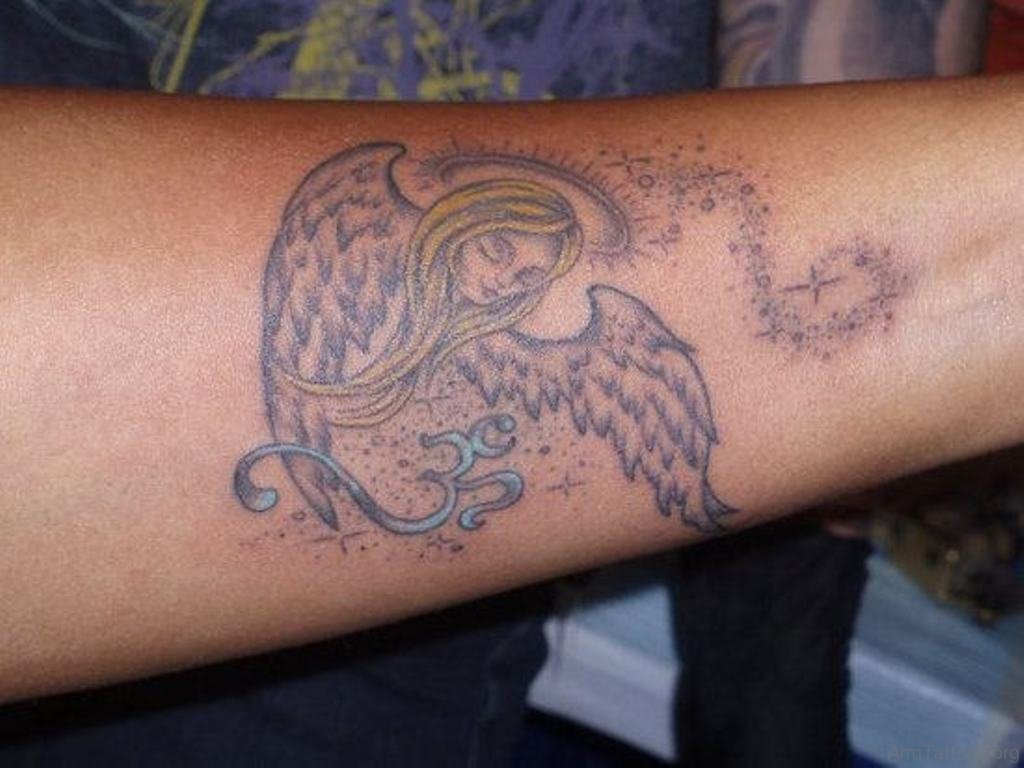 77 Perfect Guardian Angel Tattoos On Arm Arm Tattoo Pictures