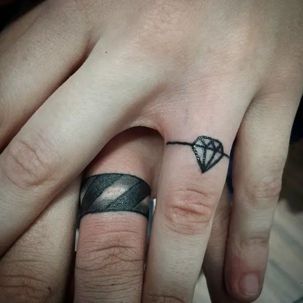 78 Wedding Ring Tattoos That Will Symbolize Your Love Spiritustattoo Com Ring Finger Tattoos