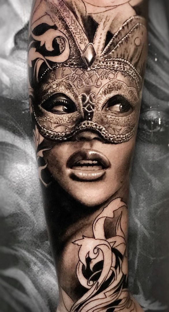 79 Best Images About Masquerade Tattoos On Pinterest Venetian Masks Masks And Mask Tattoo